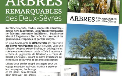 Parution du livre “Arbres remarquables des Deux-Sèvres”