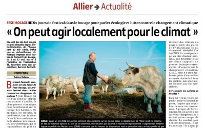 Festi-Bocage : dix jours de festival autour du bocage, de l’écologie et du changement climatique dans l’Allier