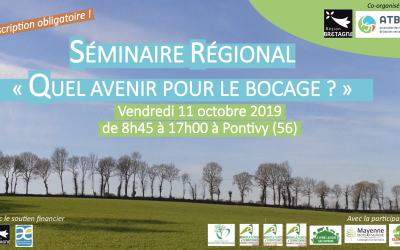 Séminaire régional : Quel avenir pour le bocage ? | Le 11 octobre à Pontivy (56)