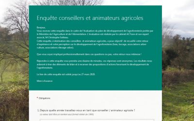 Evaluation du plan de développement de l’agroforesterie : donnez votre avis !