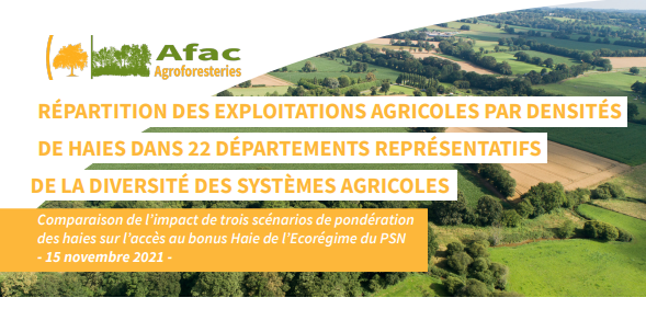 Future PAC : Comparaison de l’impact de trois scénarios de pondération des haies sur l’accès au Bonus “haies” de l’Ecorégime