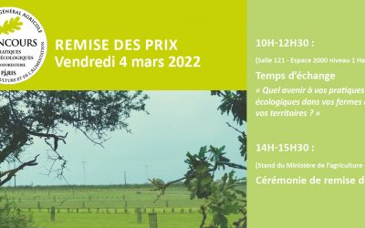 Remise des prix du Concours Général des Pratiques Agro-Écologiques