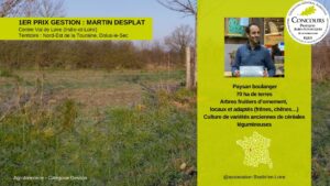 Martin Desplat 1er prix Gestion Concours Agroforesterie